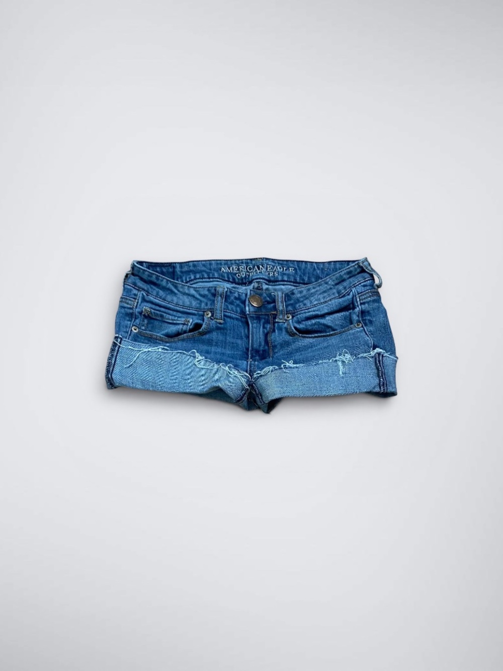 American Eagle Outfitters Low Rise Micro Denim Shorts